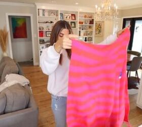 how to make a cowl neck dress out of a scarf quick easy diy, Choosing a scarf based on the length