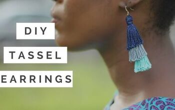 How to Make Cute DIY Tiered Tassel Earrings Out of Embroidery Floss