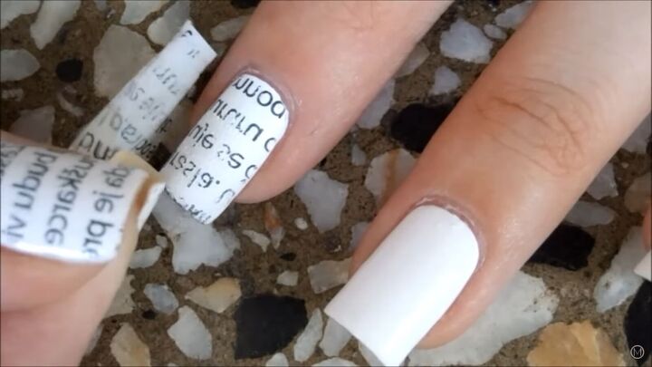 have you read today s headlines newspaper nails are so easy to do, How to make newspaper nail art