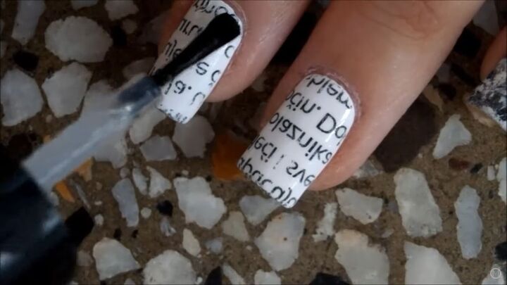 Have You Read Today's Headlines? Newspaper Nails Are So Easy to Do! |  Upstyle