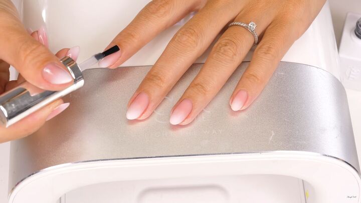 how to do elegant classy baby boomer nails at home, DIY baby boomer nails