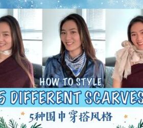 18 Cute Ways to Wear a Scarf: 5 Types of Scarves & How to Style Them