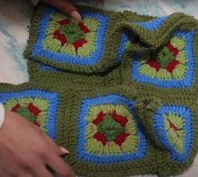 got an old crochet blanket try out this granny square bag tutorial, DIY granny square bag pattern