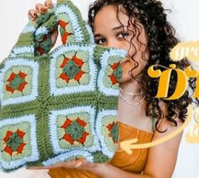 Got an Old Crochet Blanket? Try Out This Granny Square Bag Tutorial