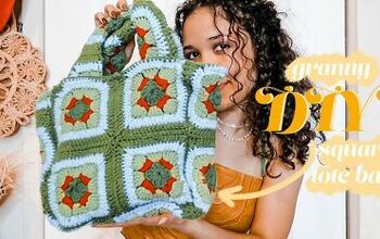 Got an Old Crochet Blanket? Try Out This Granny Square Bag Tutorial