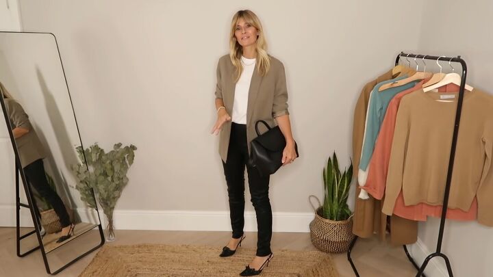5 chic leather trousers outfit ideas how to style your leather pants, How to style leather trousers