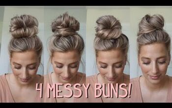 How to Do Cute Messy Buns on Long Hair in 4 Different Ways