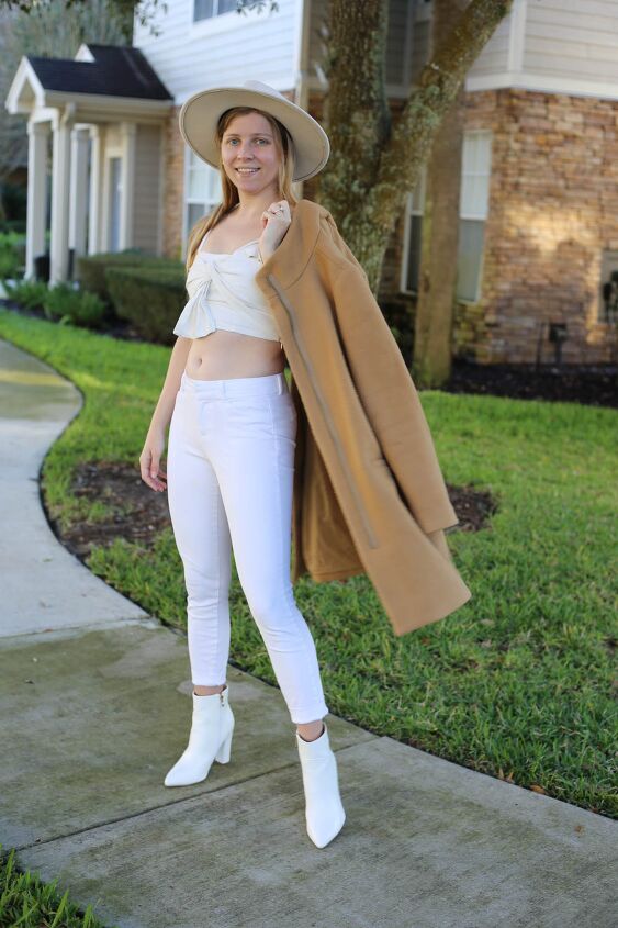 winter white bow top