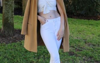 Winter White Bow Top