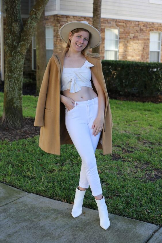 winter white bow top
