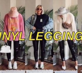 3 ways to style Vinyl Leggings 🖤 Tap for outfits details