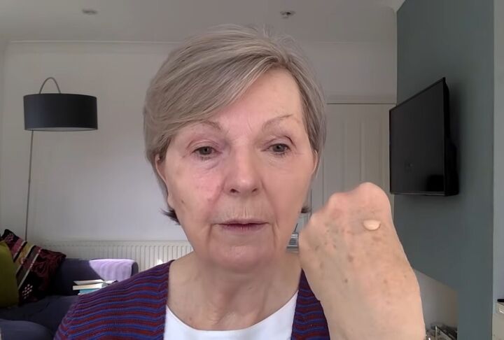 everything you need to know about foundation for an older face, Applying foundation to the top of the hand