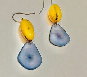 Making Eco Dangle Earrings From Tagua Nuts