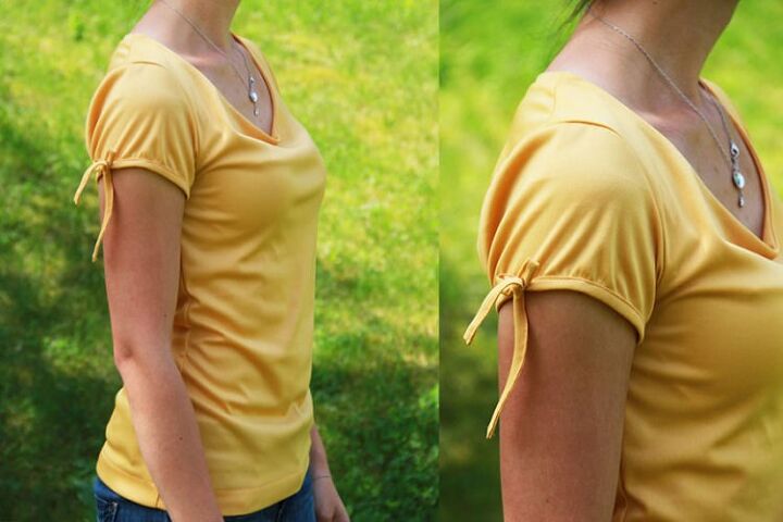 how to sew women s cowl neck t shirt freedom, THE PATTERN FOR WOMEN S COWL NECK T SHIRT FREEDOM SIZES 32 62
