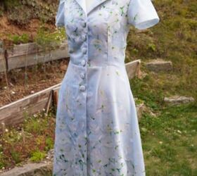 pattern for simple women s retro dress sewing instructions, Pattern for simple women s retro shirt dress free sewing instructions