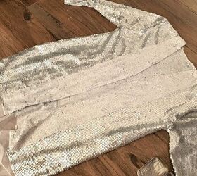 how to quick simple sequin jacket