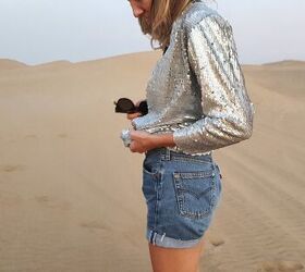how to quick simple sequin jacket