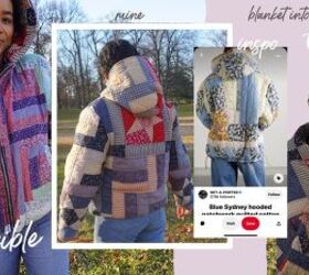 How to Make a Cozy Reversible Quilted Jacket Out of Old Blankets