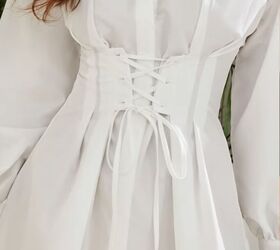 How to Make a DIY Lace-Up Shirt With Eyelets, Inspired By Shein | Upstyle