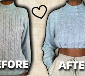 How to Easily Make a Cute DIY Cropped Sweater in 3 Simple Steps