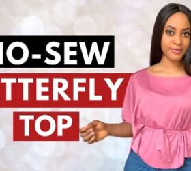How to Make a No-Sew DIY Butterfly Top You Can Wear 2 Ways
