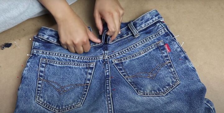 how to take in jeans the proper way for a perfect fit, How to take in jeans at the waist