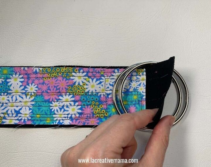 how to make a fabric belt