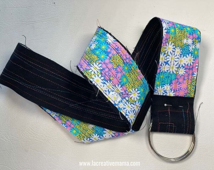 how to make a fabric belt