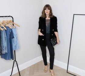 5 jean trends for 2022 popular styles of jeans how to wear them, Black skinny jeans with a camisole top outfit