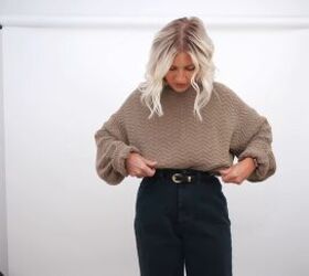 How To Style An Oversized Sweater With Mom Jeans