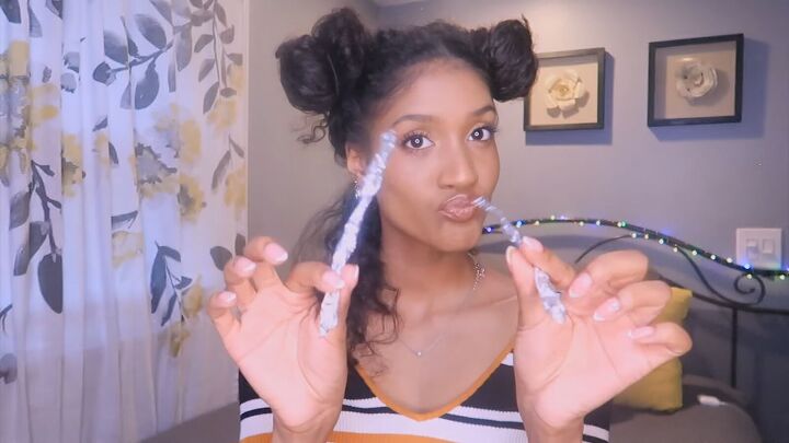 how to easily make use diy perm rods at home, DIY flexi rods made from aluminum foil