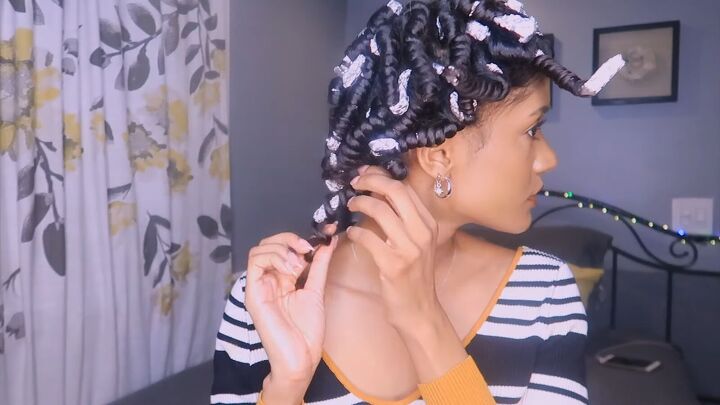 how to easily make use diy perm rods at home, Unraveling the heatless curls