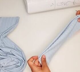 how to sew pants without a pattern by tracing pants you already own, Flipping the waistband