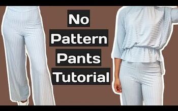 How to Sew Pants Without a Pattern By Tracing Pants You Already Own