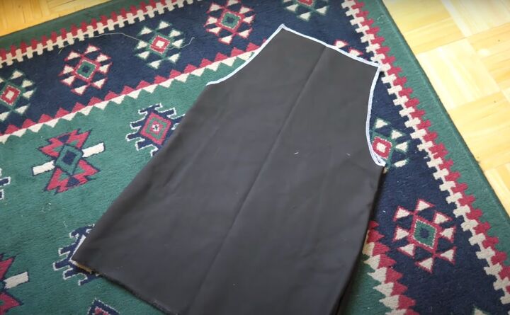 how to sew an overall dress without a pattern in 6 simple steps, Overall dress tutorial