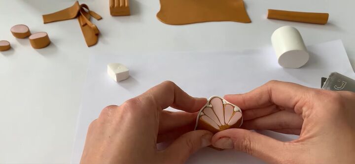 how to make polymer clay tile earrings using the cane method, Polymer clay earring ideas