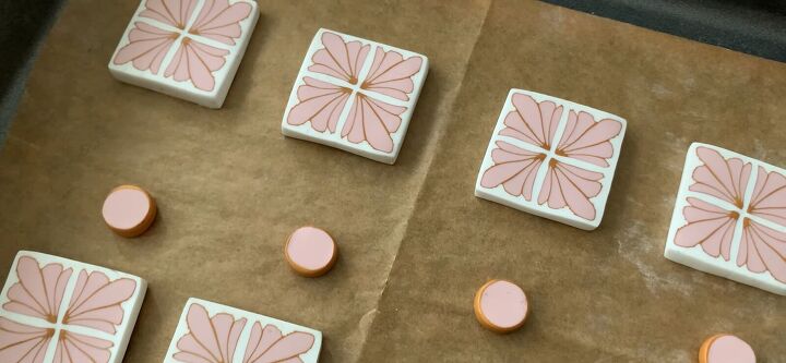 how to make polymer clay tile earrings using the cane method, Polymer clay earrings pieces
