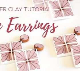 How to Make Polymer Clay Tile Earrings Using the Cane Method