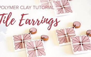 How to Make Polymer Clay Tile Earrings Using the Cane Method