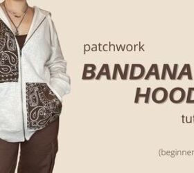How to Make a Cute Bandana Patchwork Hoodie in a Few Simple Steps
