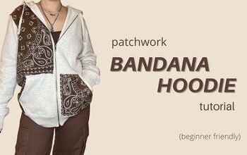 How to Make a Cute Bandana Patchwork Hoodie in a Few Simple Steps