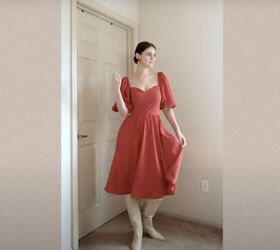 how to sew a romantic vintage inspired puff sleeve dress, How to sew a puff sleeve dress