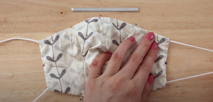 how to sew an easy face mask with adjustable straps free pattern, How to make a face mask