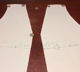 how to easily sew a flattering twist front top or sweater, Marking the twist front bodice pattern