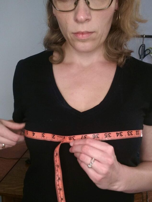 get started sewing clothes that fit, Measure the bust parallel to the floor