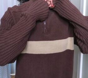 how to wear your boyfriend s clothes 4 men s items made new again, How to modify your boyfriend s sweater