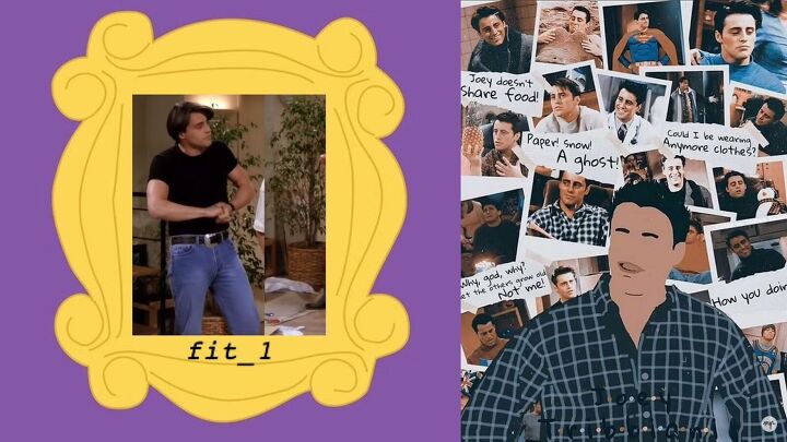 12 fun 90s friends tv show outfits inspired by the 6 characters, How to dress like Joey from Friends