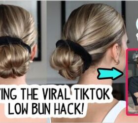How to Create a Cute Low Bun Updo in Minutes - Easy TikTok Hack