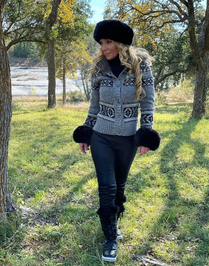 2 ways to wear the current apres ski style trend