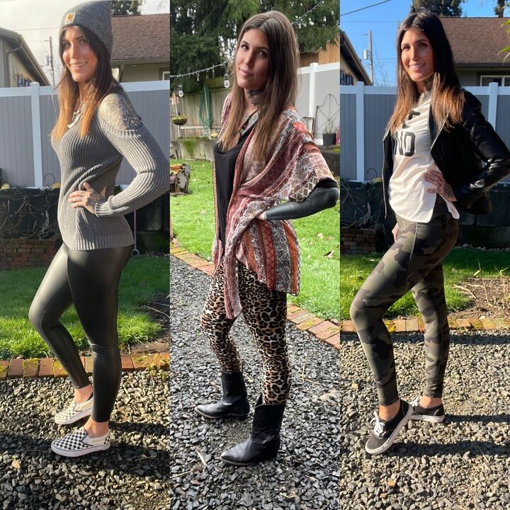 3 leggings street style outfit inspos